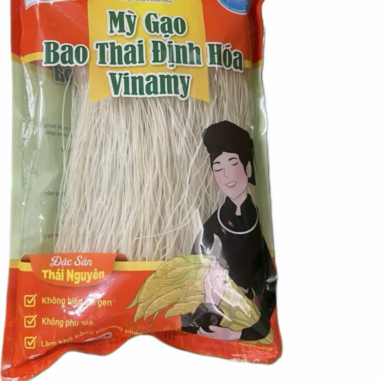 Mỳ gạo Bao Thai Định Hóa Vinamy (sợi bún) 500g